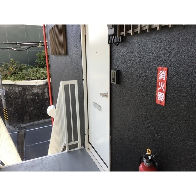 コーポ原田の玄関