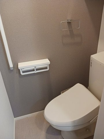 ライトヒルズレジデンスＢのトイレ|シンプルで使いやすいトイレです