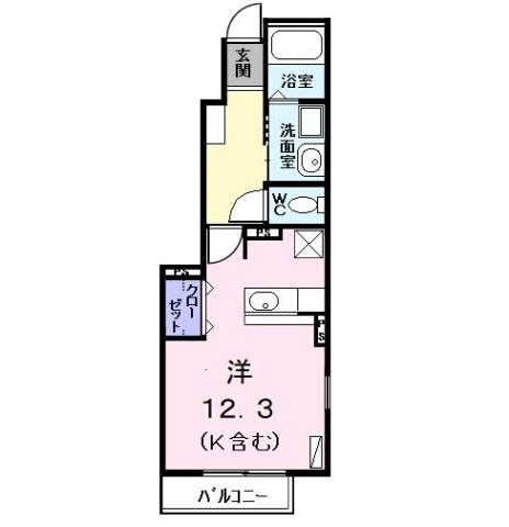 クラールＦの間取り