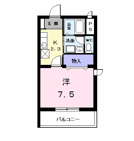 ブルーメンベート・タミーの間取り