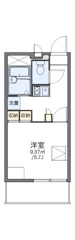 レオパレスアマルティアの間取り