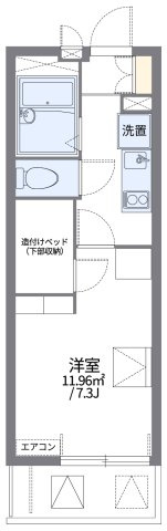 レオパレスＫＥＩＫＯの間取り