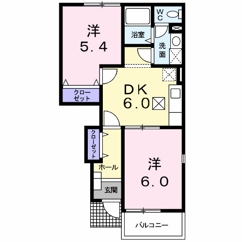 プライム　アオヤマの間取り
