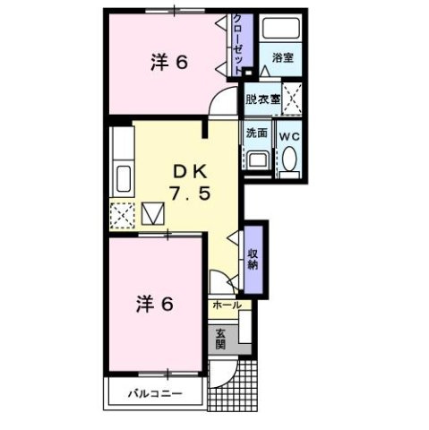 プラシードの間取り