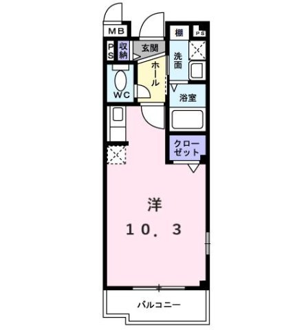 グラシオッソ　Ｆの間取り