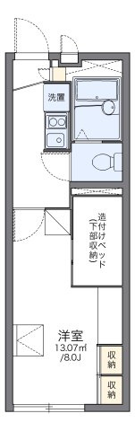 レオパレス大楽寺の間取り