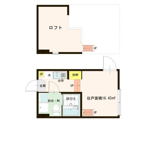 Next　Stage の間取り|間取りです。