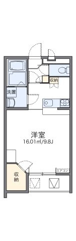 レオパレスαの間取り