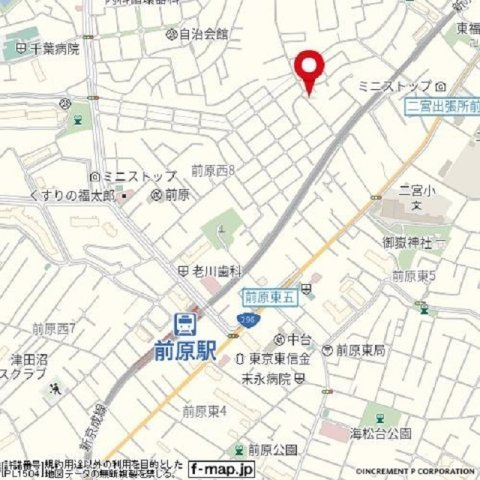 ロフティCPの地図|外観もきれいです