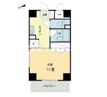 コート新橋の間取り