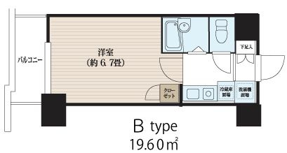 【間取り】 | ドミールＣｉｔｙ東中野