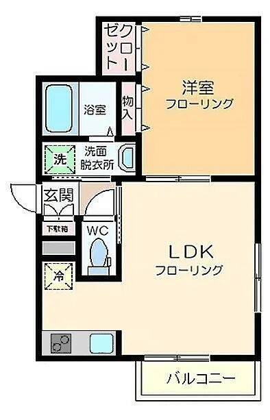 オアシスの間取り|間取りです。