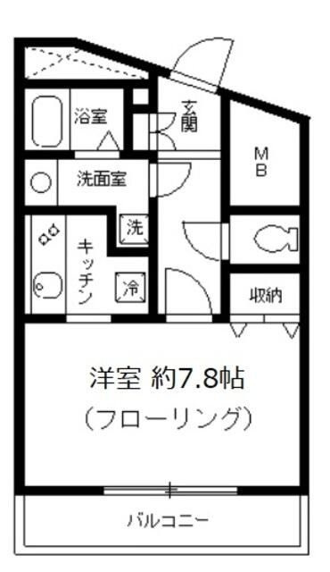 メゾン　エスポワールの間取り|間取りです。