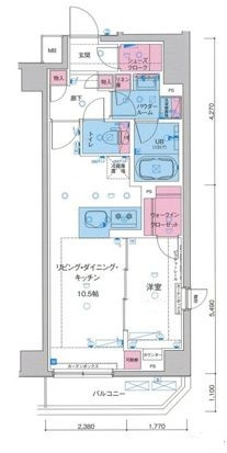 GENOVIA上野skygardenの間取り|間取りです。