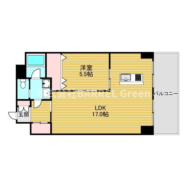 アミルV番館の間取り