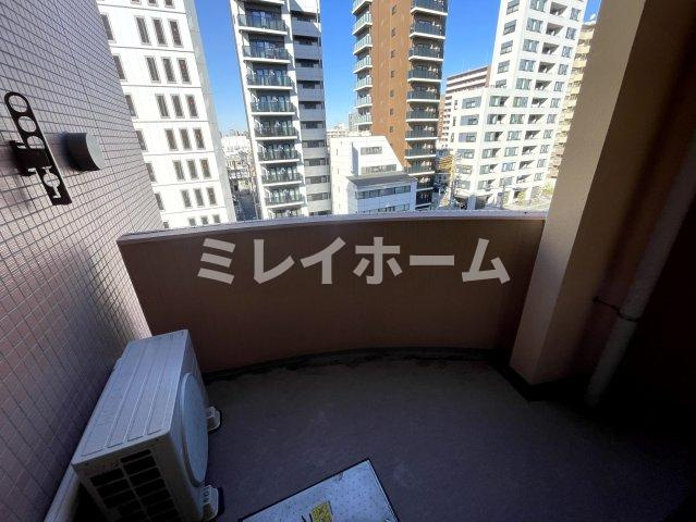 アーレア戸越公園のバルコニー
