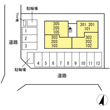 AZUKIの区画図
