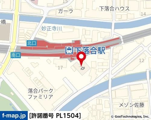 菱和パレス下落合の地図