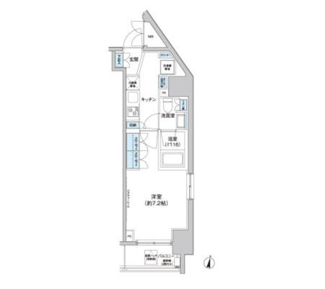パークキューブ西新宿の間取り