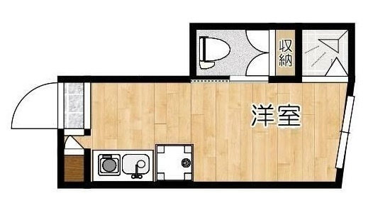 サークルハウス都立大学の間取り|間取りです。