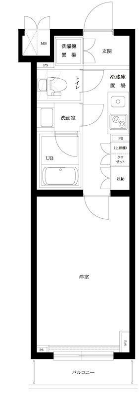 ルーブル駒沢大学参番館の間取り|間取りです。