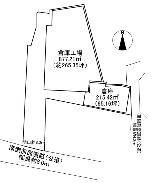 浜寺石津町東４丁倉庫の間取り