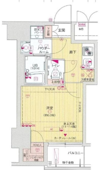 サムティ西長堀リバーフロントの間取り