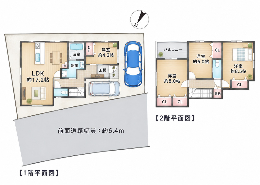 河内長野栄町のその他|使い勝手の良い4LDKの間取り♪ご家族それぞれのプライベート空間を確保しながら、快適な暮らしを実現できます！家具の配置やお部屋の使い方など、新生活のイメージも膨らみますね♪