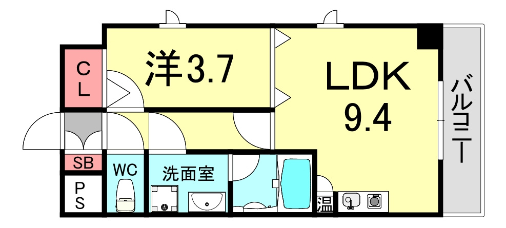 モアライフ魚崎の間取り