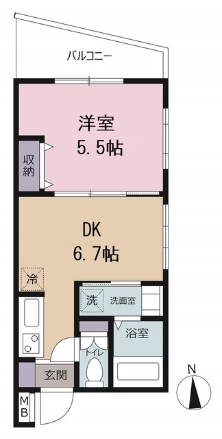 ピアコートTM東伏見弐番館の間取り