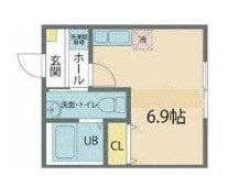 カインドネス港南２号棟の間取り
