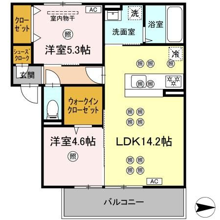 ラ・シャルールの間取り