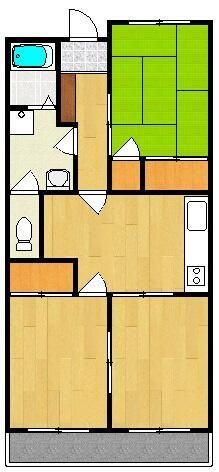 東本町ハイツの間取り