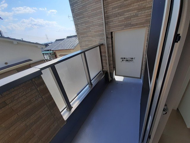 パレス藤阪東のバルコニー