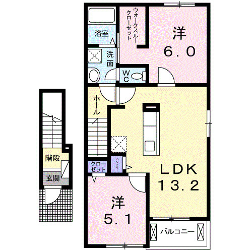 Ｏｒｉｚｏｎ　ＳⅡの間取り