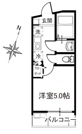 MELDIA桜区田島3丁目No.2の間取り
