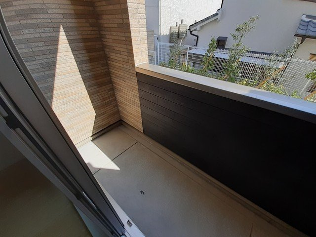 パレス藤阪東のバルコニー