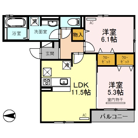 Misoir・CitronPlumeMisoirの間取り