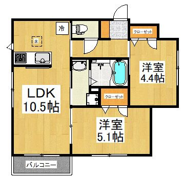 インペリアルの間取り