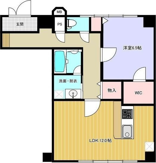 ファミーユ桜川の間取り