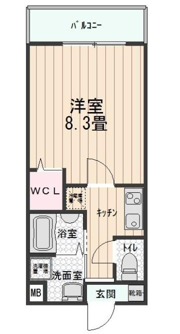ヴァンベール・アルプス桃山の間取り