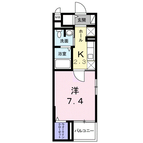 ステーション　いこいの間取り