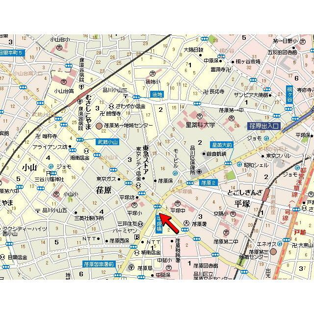 プレールミホカテリーナ武蔵小山の地図