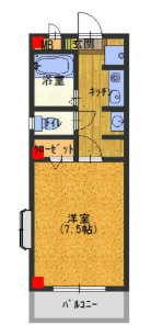 イワタマンションの間取り