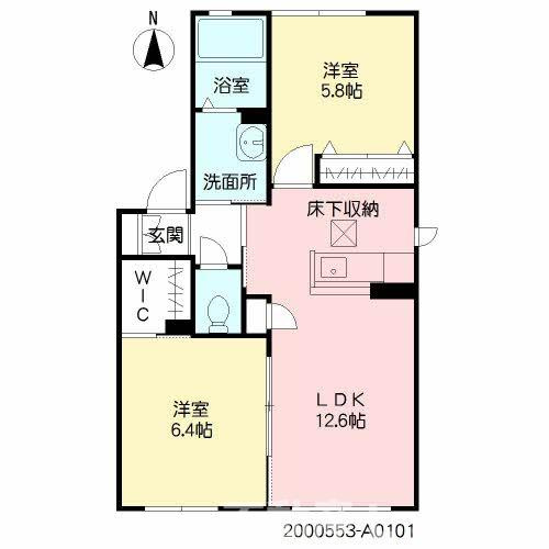 スリーゼ　Ⅰ棟の間取り