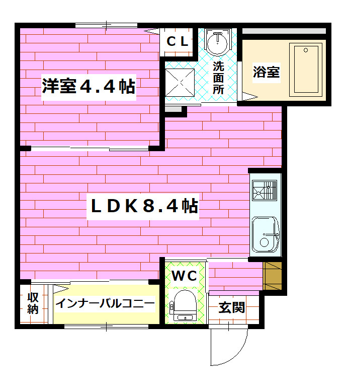 ロータス山嘉の間取り