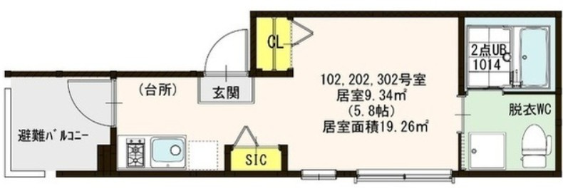 パークサイド小岩の間取り