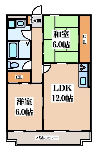 【間取り】 | フォーレストコートA
