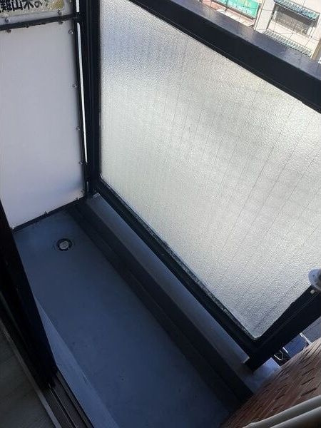 大国町ハイツのバルコニー