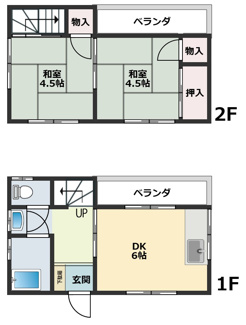 【間取り】 | 廿日市市深江２丁目　中古戸建